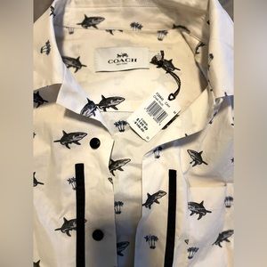 COACH Button Down Shark T-Shirt luxury